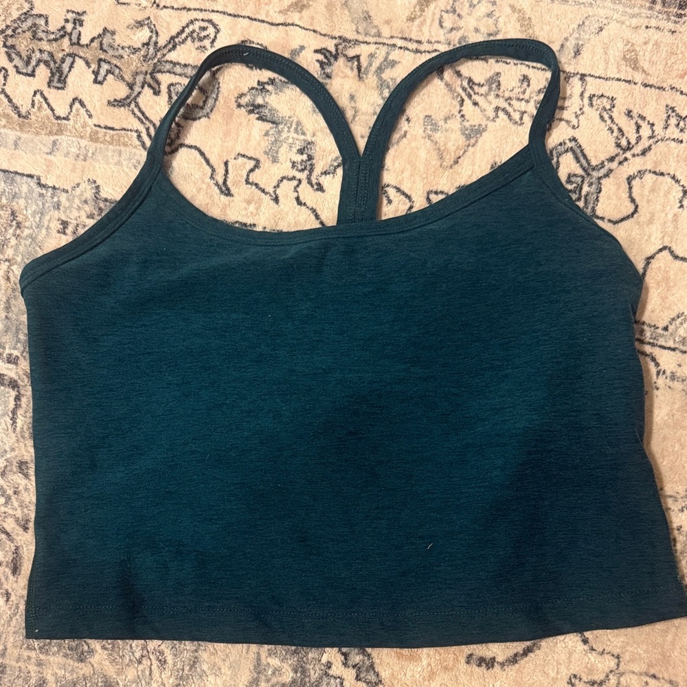 Beyond Yoga Deep Teal Racerback Tank